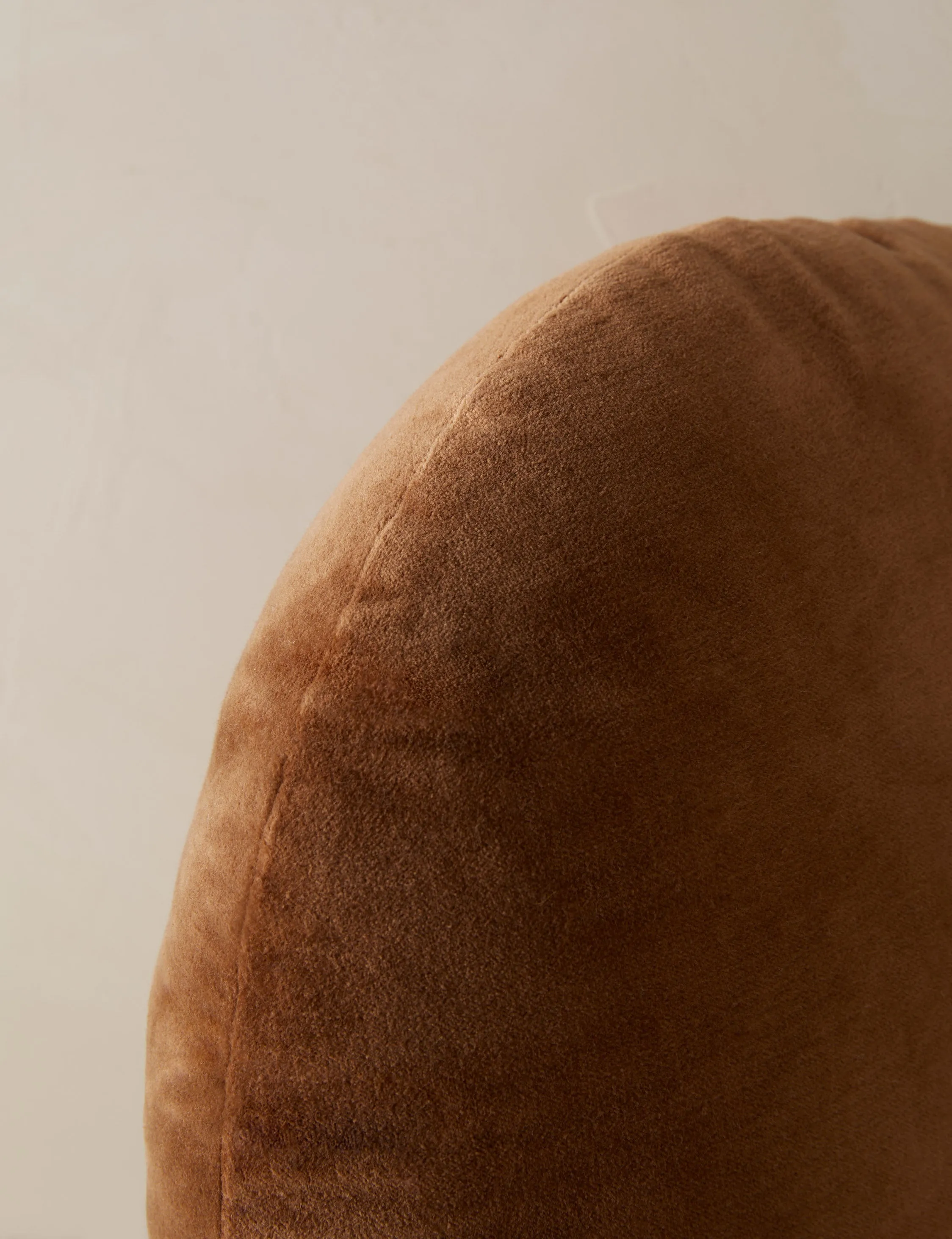 Velvet Round Pillow by Sarah Sherman Samuel Lulu and Georgia