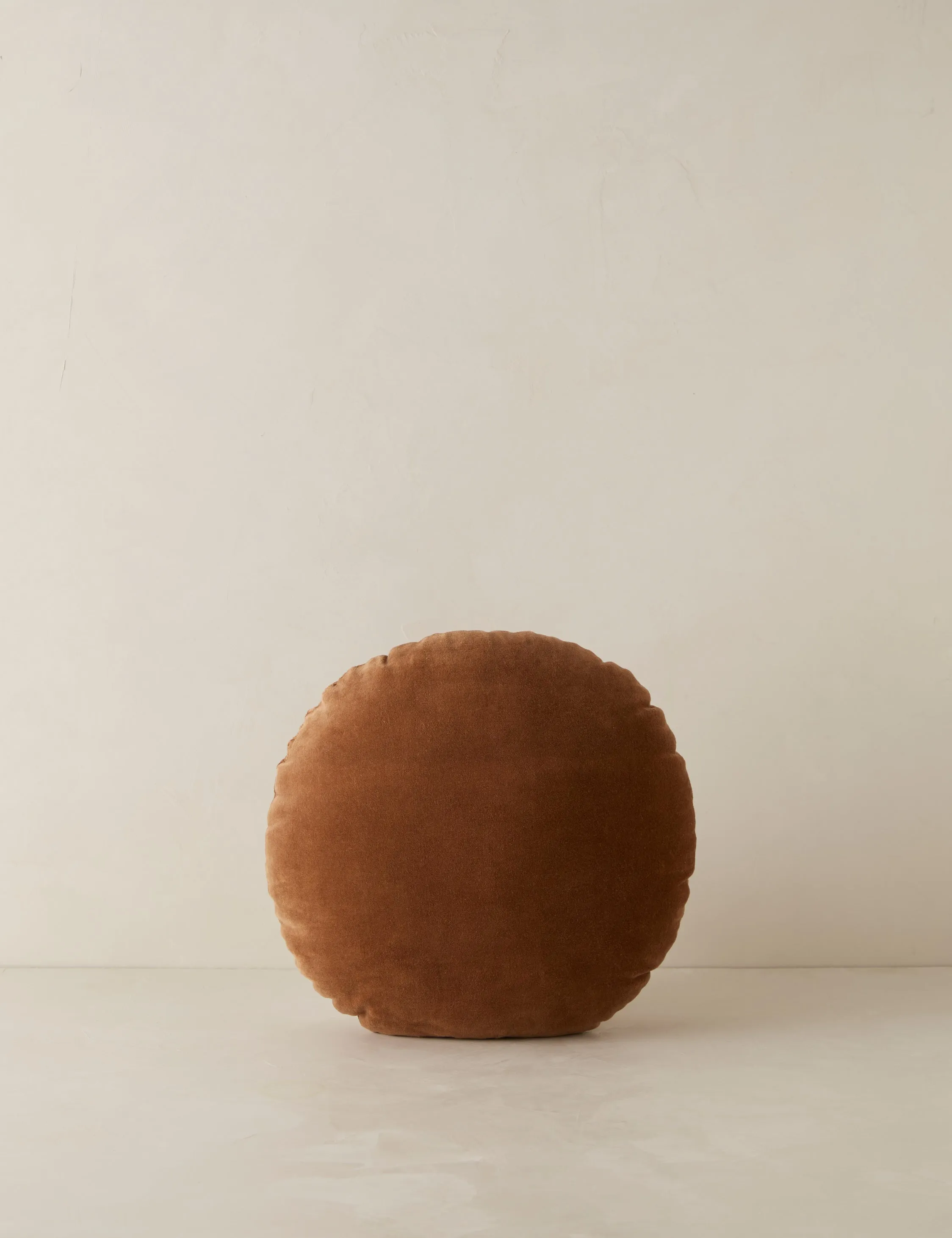Velvet Round Pillow by Sarah Sherman Samuel Lulu and Georgia