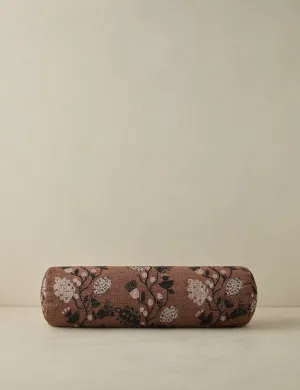 Vini Botanical Jacquard Bolster Pillow by Sarah Sherman Samuel Lulu and Georgia