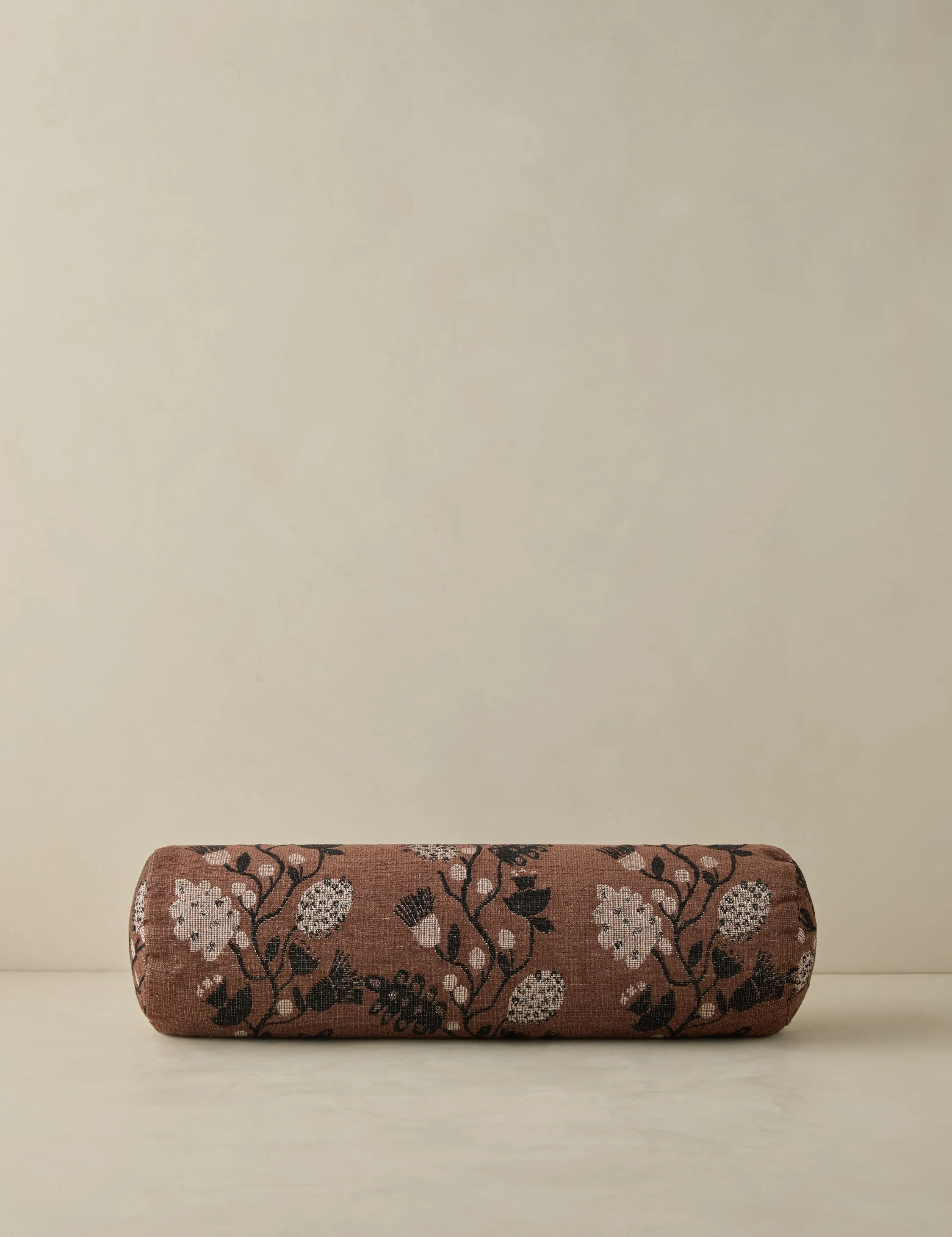 Vini Botanical Jacquard Bolster Pillow by Sarah Sherman Samuel Lulu and Georgia