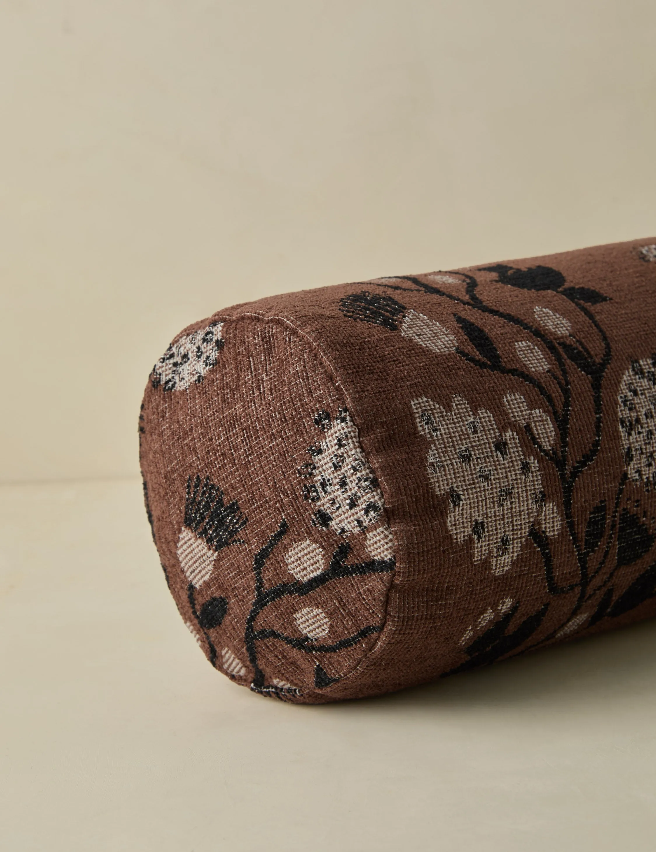 Vini Botanical Jacquard Bolster Pillow by Sarah Sherman Samuel Lulu and Georgia