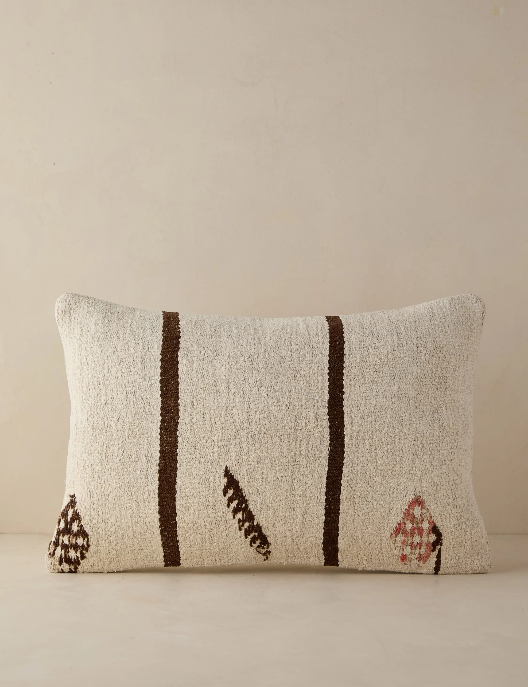 Vintage Lumbar Pillow No. 100, 16" x 24" Lulu and Georgia