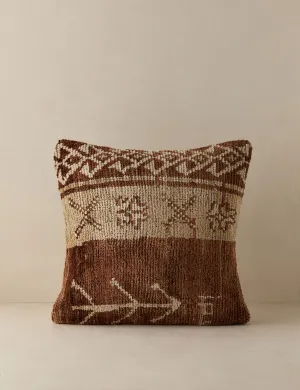 Vintage Lumbar Pillow No. 100, 20" x 20" Lulu and Georgia