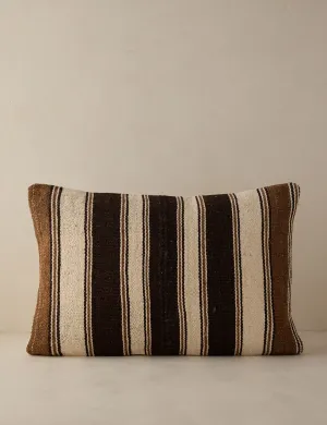 Vintage Lumbar Pillow No. 113, 16" x 24" Lulu and Georgia