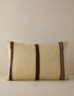 Vintage Lumbar Pillow No. 115, 16" x 24" Lulu and Georgia