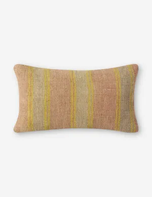 Vintage Lumbar Pillow No. 126, 12" x 20" Lulu and Georgia