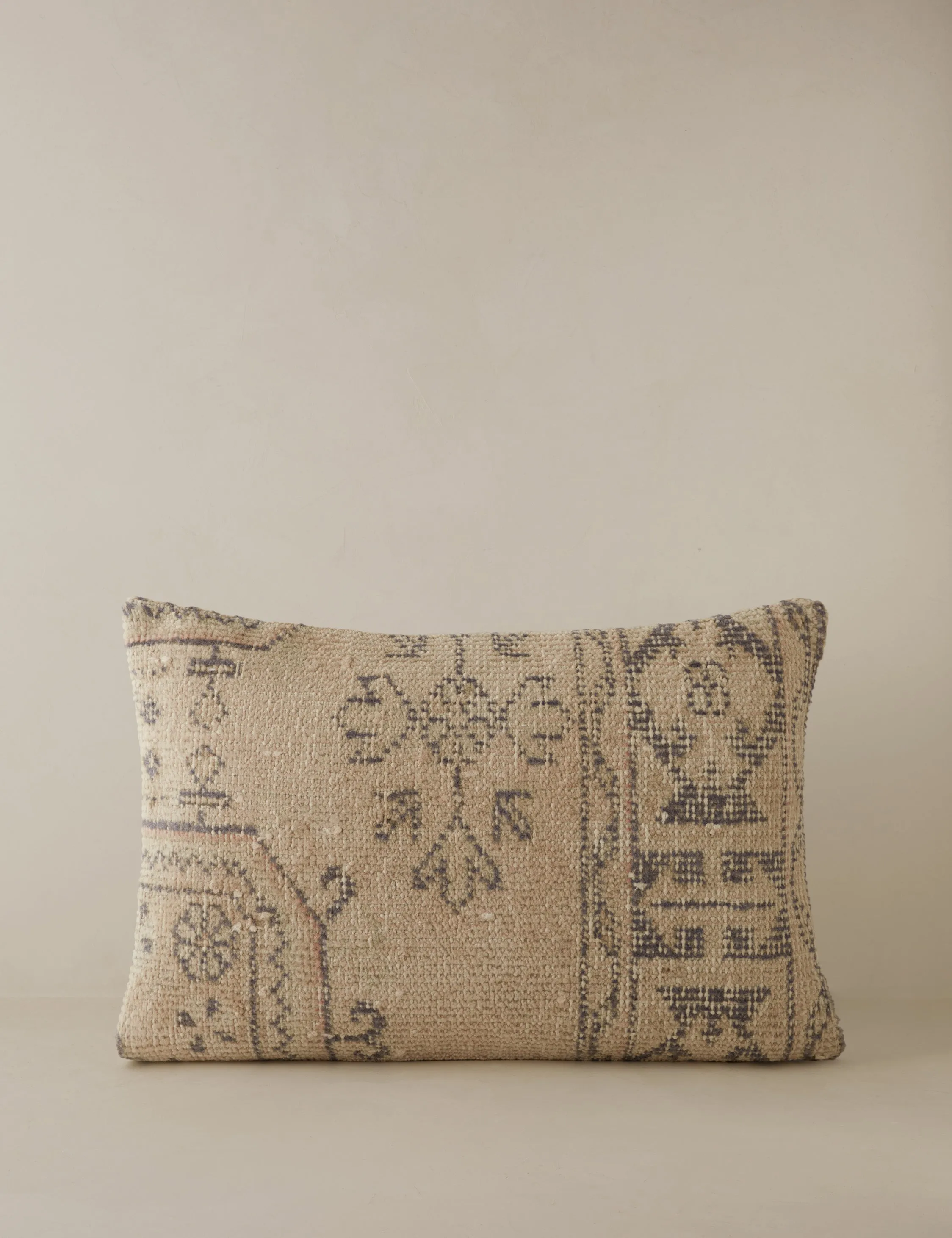 Vintage Lumbar Pillow No. 13, 16" x 24" Lulu and Georgia