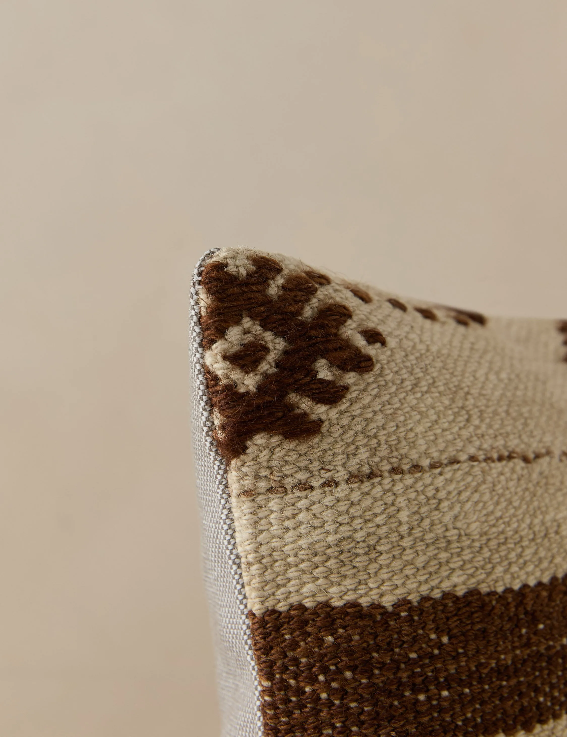 Vintage Lumbar Pillow No. 130, 12" x 20" Lulu and Georgia