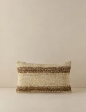 Vintage Lumbar Pillow No. 131, 12" x 20" Lulu and Georgia