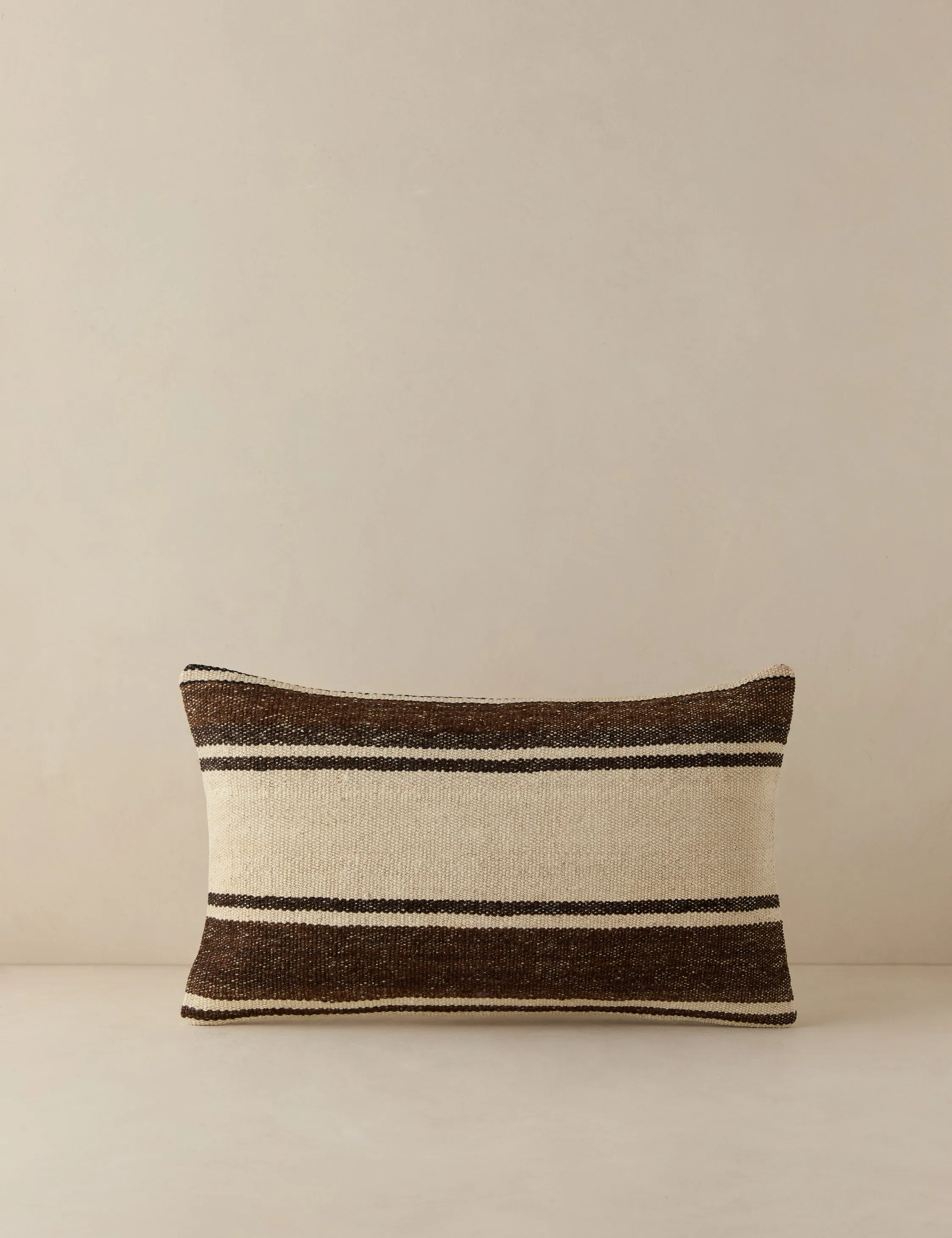 Vintage Lumbar Pillow No. 135, 12" x 20" Lulu and Georgia