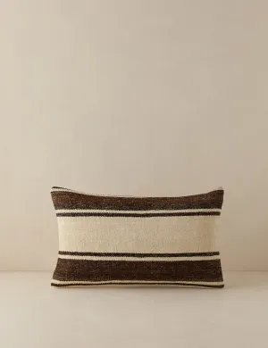 Vintage Lumbar Pillow No. 135, 12" x 20" Lulu and Georgia