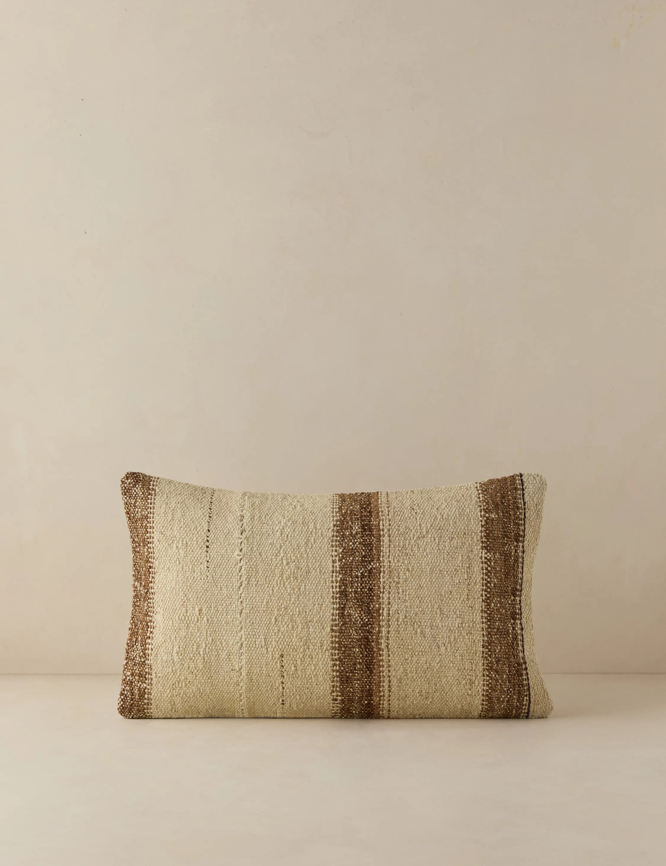 Vintage Lumbar Pillow No. 136, 12" x 20" Lulu and Georgia