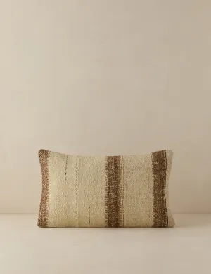 Vintage Lumbar Pillow No. 136, 12" x 20" Lulu and Georgia