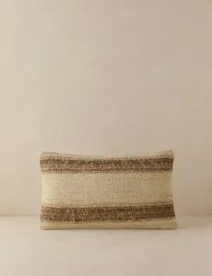 Vintage Lumbar Pillow No. 138, 12" x 20" Lulu and Georgia