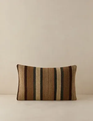 Vintage Lumbar Pillow No. 139, 12" x 20" Lulu and Georgia