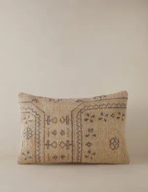 Vintage Lumbar Pillow No. 14, 16" x 24" Lulu and Georgia