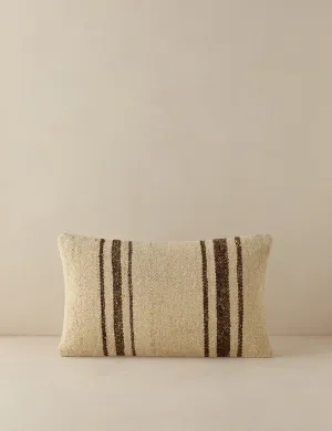 Vintage Lumbar Pillow No. 142, 12" x 20" Lulu and Georgia