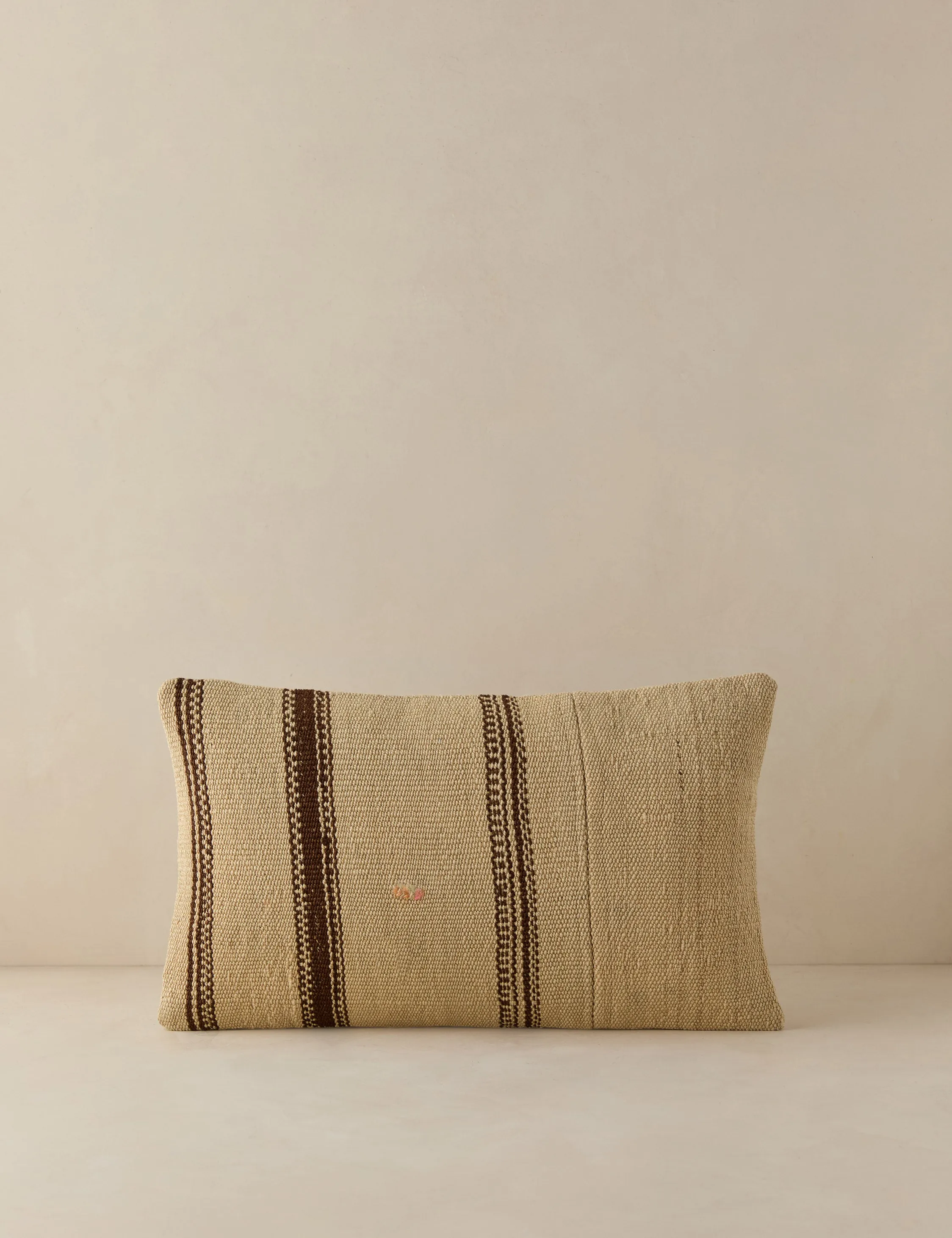 Vintage Lumbar Pillow No. 146, 12" x 20" Lulu and Georgia