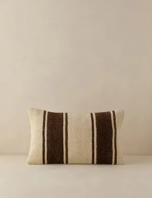 Vintage Lumbar Pillow No. 149, 12" x 20" Lulu and Georgia
