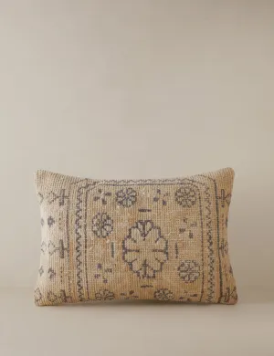 Vintage Lumbar Pillow No. 15, 16" x 24" Lulu and Georgia