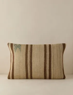 Vintage Lumbar Pillow No. 157, 16" x 24" Lulu and Georgia
