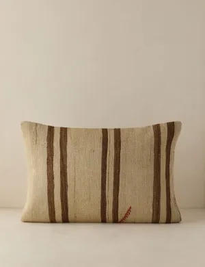 Vintage Lumbar Pillow No. 158, 16" x 24" Lulu and Georgia