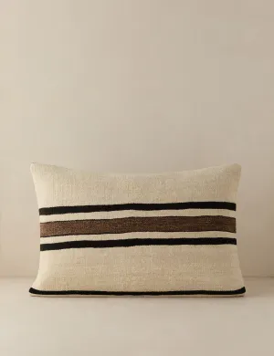 Vintage Lumbar Pillow No. 165, 16" x 24" Lulu and Georgia