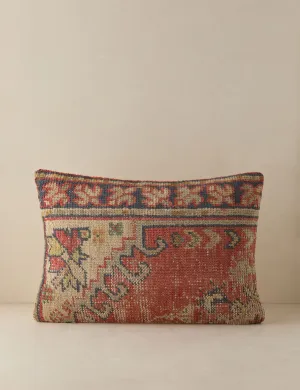 Vintage Lumbar Pillow No. 169, 16" x 24" Lulu and Georgia