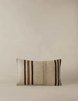 Vintage Lumbar Pillow No. 17, 12" x 20" Lulu and Georgia