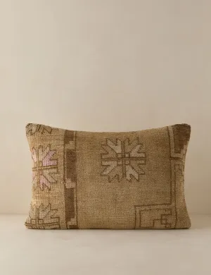 Vintage Lumbar Pillow No. 176, 16" x 24" Lulu and Georgia