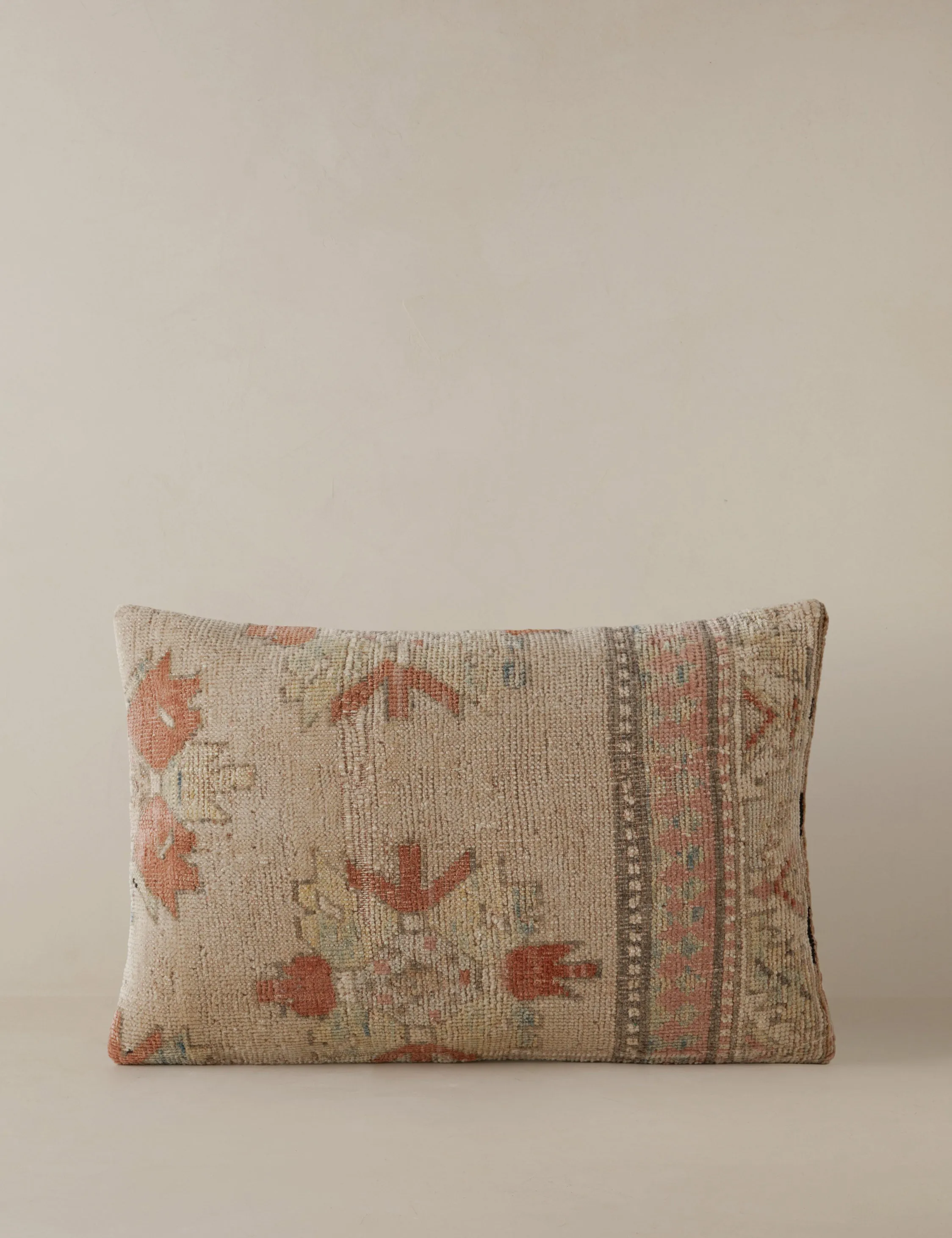 Vintage Lumbar Pillow No. 24, 16" x 24" Lulu and Georgia