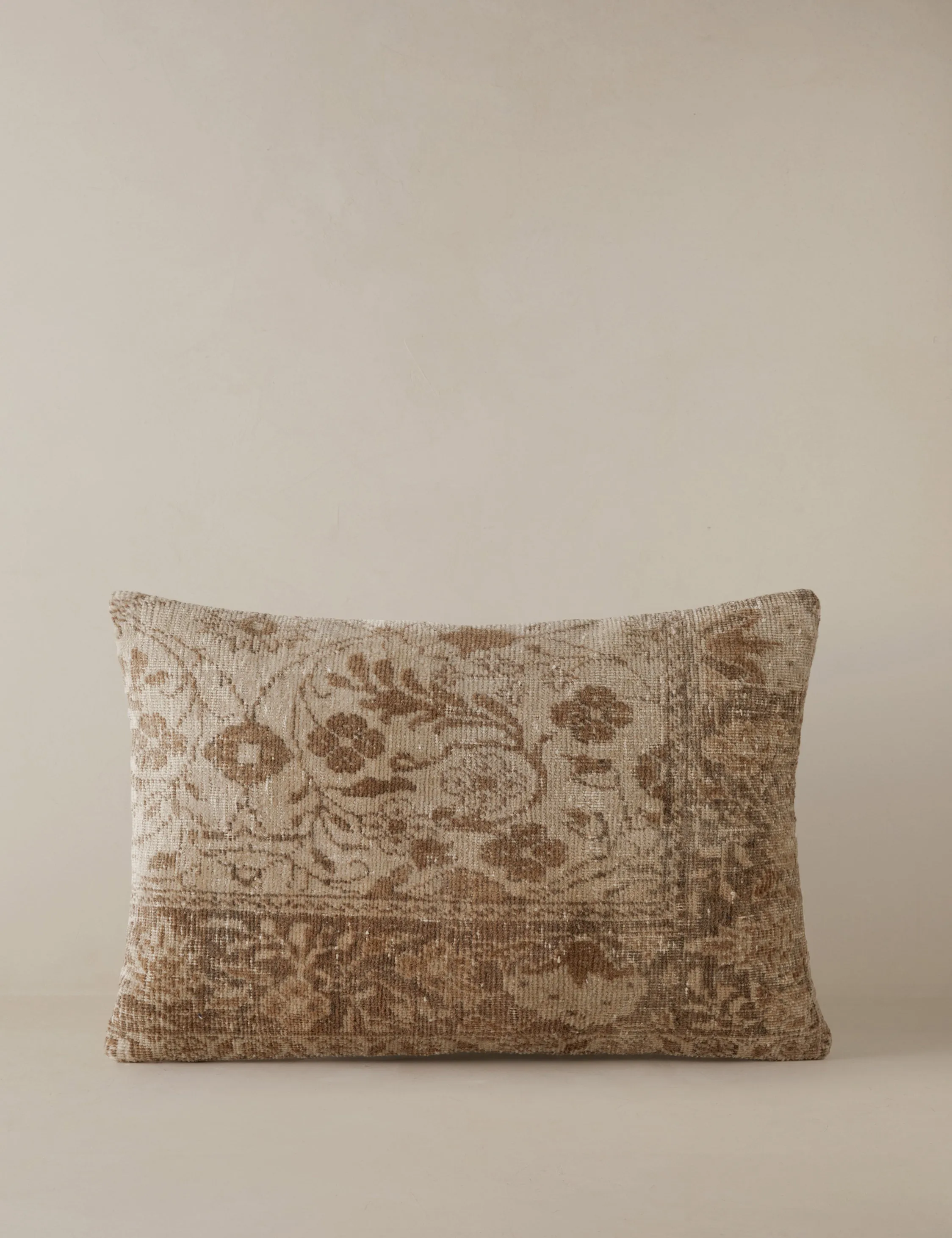 Vintage Lumbar Pillow No. 25, 16" x 24" Lulu and Georgia