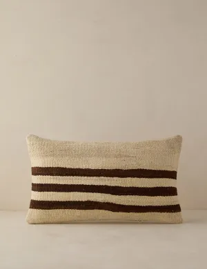 Vintage Lumbar Pillow No. 90, 12" x 20" Lulu and Georgia