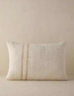 Vintage Lumbar Pillow No. 98, 16" x 24" Lulu and Georgia