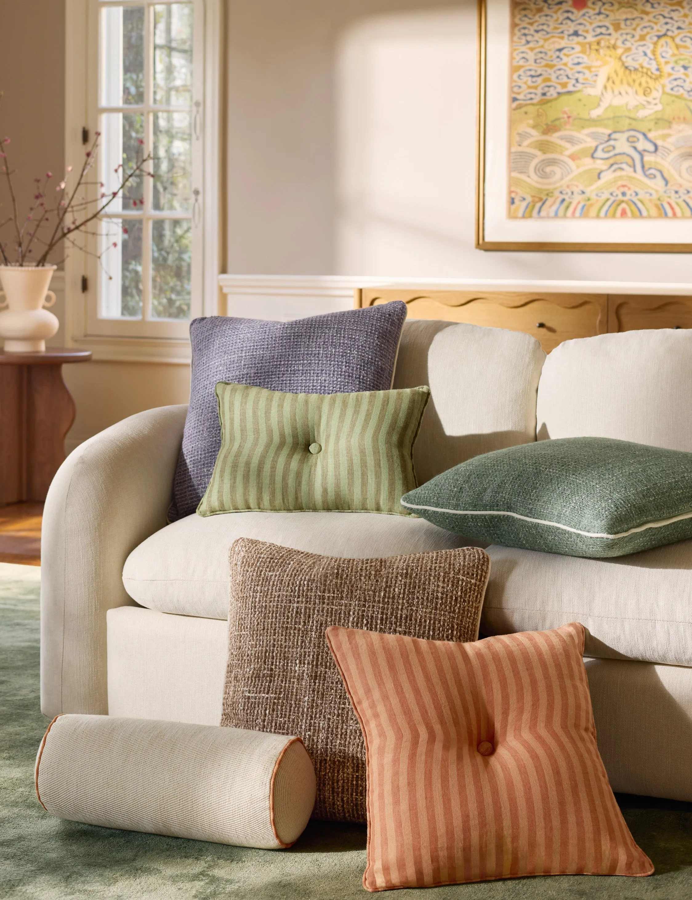 Welby Linen Pillow by Aimee Song Lulu and Georgia