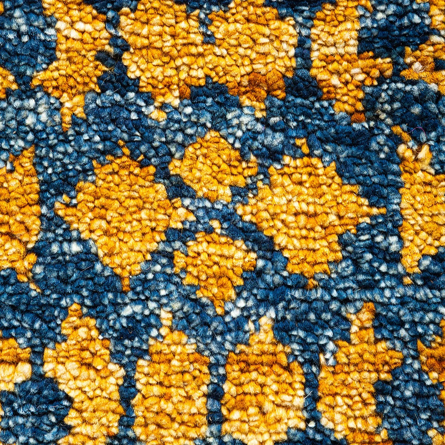 Yellow Transitional Wool Rug - 6' x 9'1"