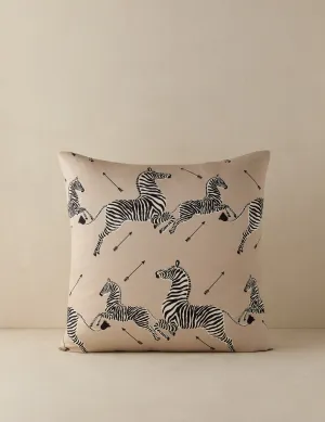 Zebras Petite Pillow by Scalamandre Lulu and Georgia
