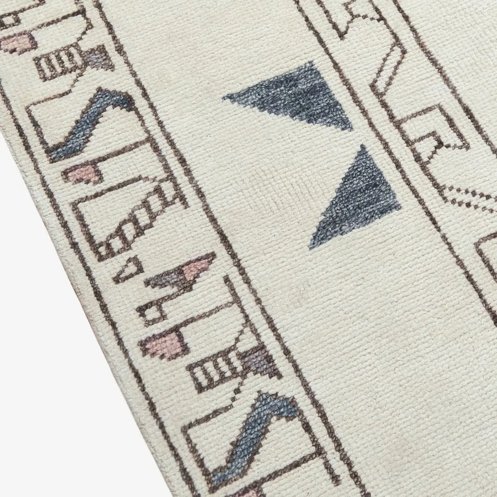 Zehra Hand-Knotted Wool Rug Lulu and Georgia