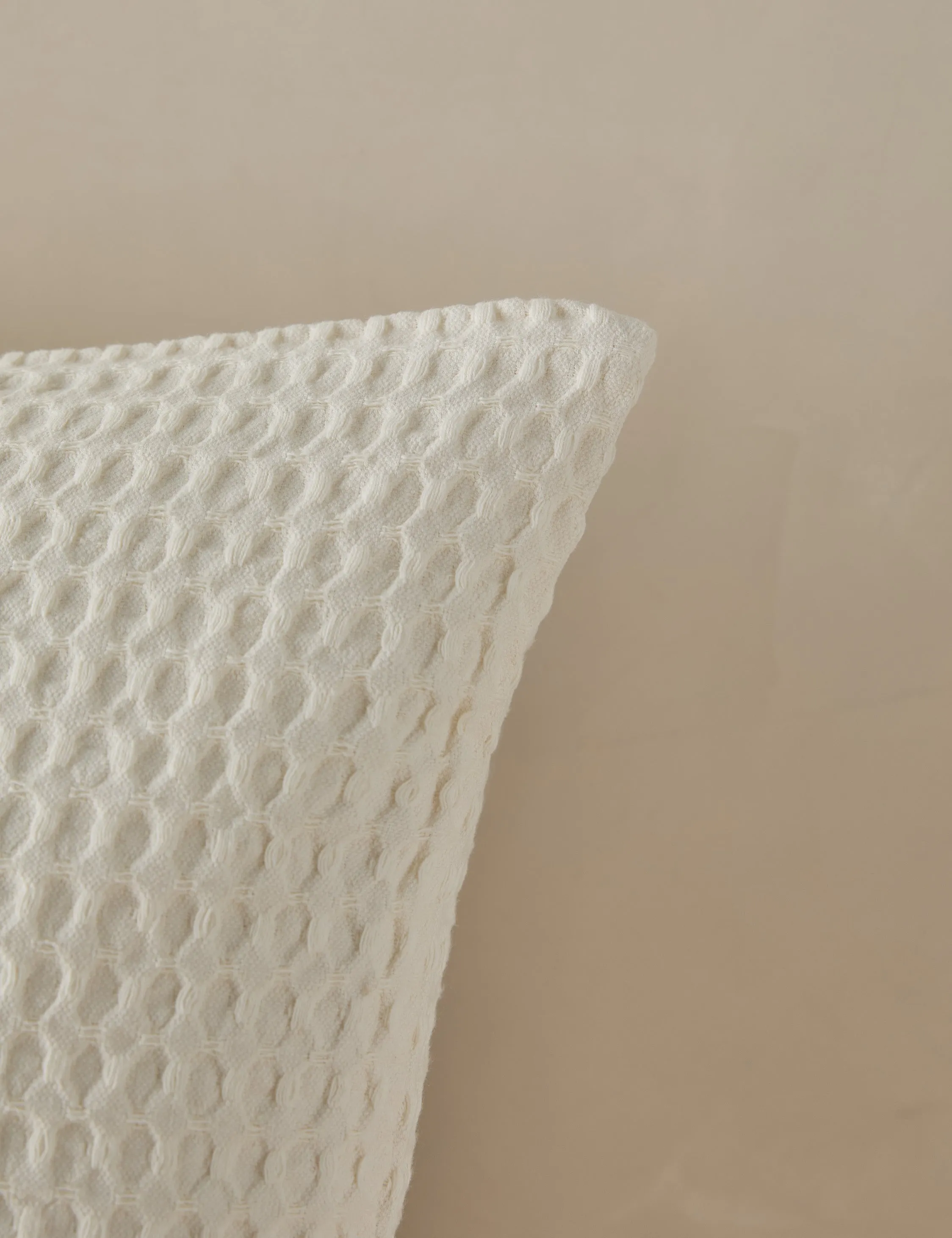 Zuma Cotton Waffle Weave Sham by Pom Pom at Home Lulu and Georgia