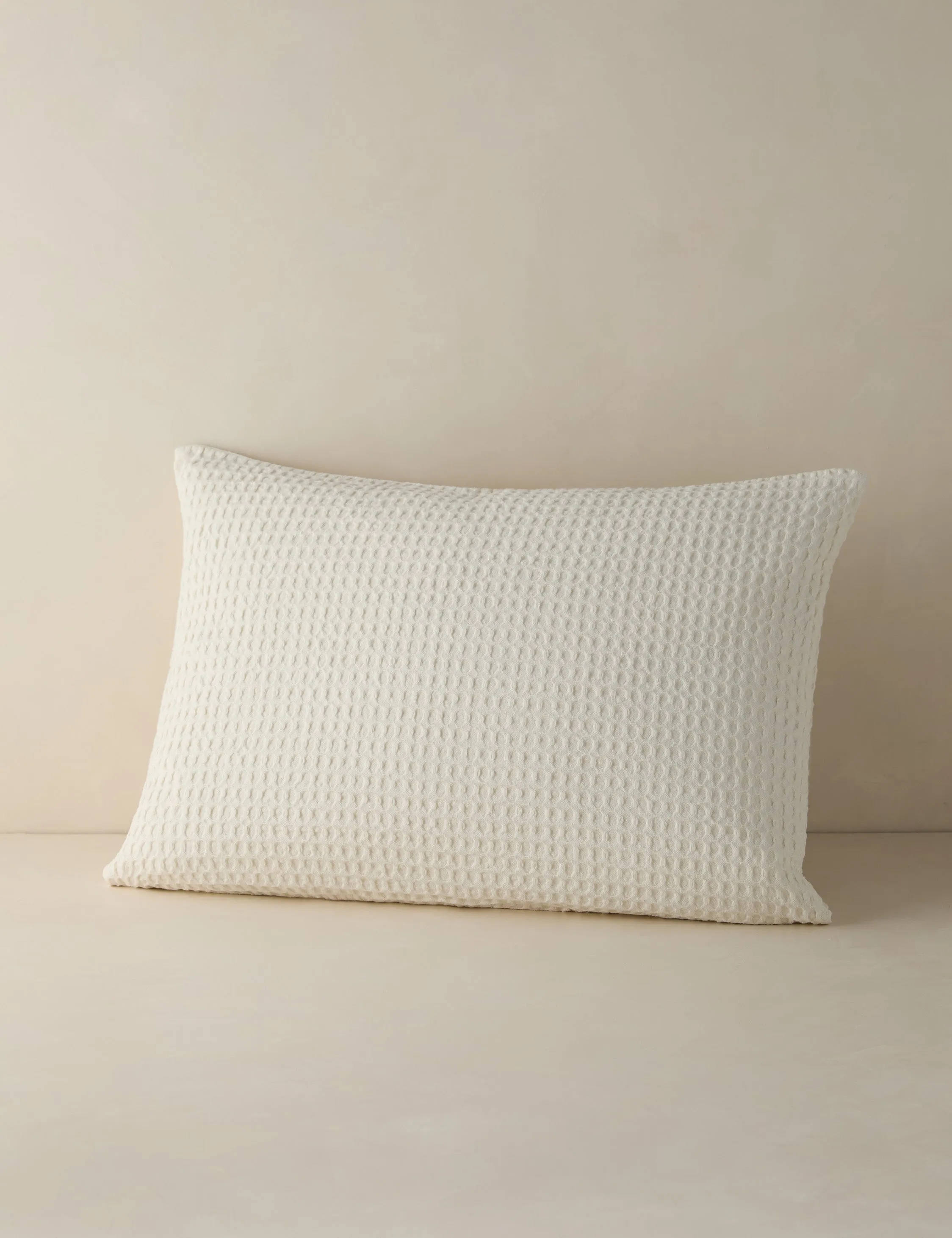 Zuma Cotton Waffle Weave Sham by Pom Pom at Home Lulu and Georgia